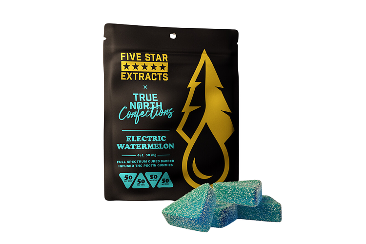 Five Star Extracts Electric Watermelon Edible Gummies 200mg
