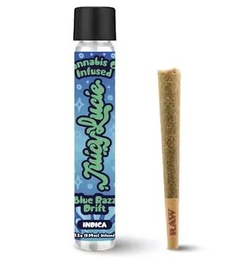 Juicy Lucie Blue Razz Drift Infused PreRoll