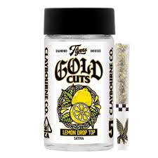 Claybourne Co. | Frosted Flyers | Lemon Drop Top | Liquid Diamond Infused Pre-Roll | 5pk | 2.5g by Claybourne Co. - pre-rolls cannabis product