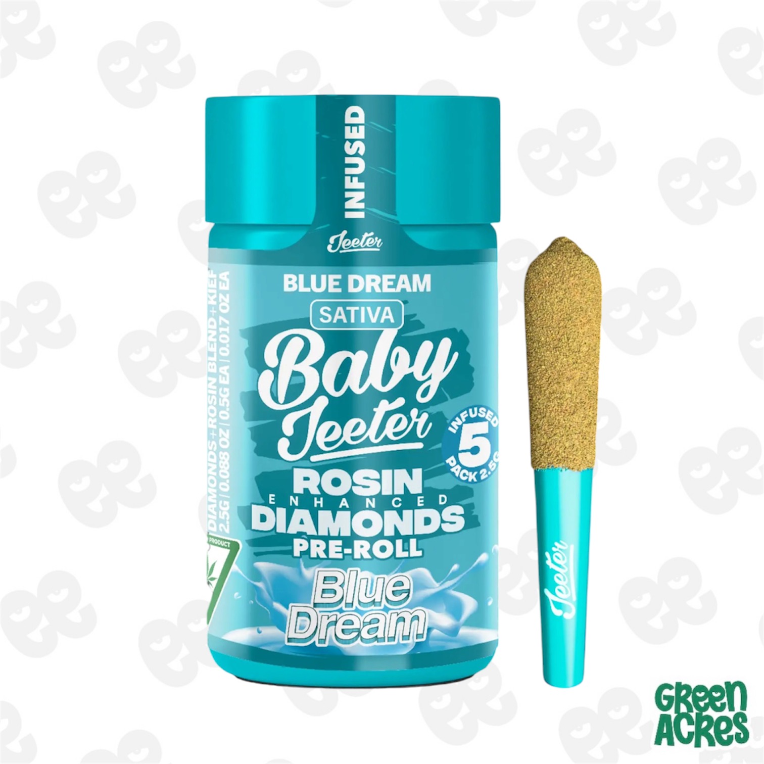 Blue Dream Baby Jeeter Infused Pre-Roll 5-pack | 2.5g