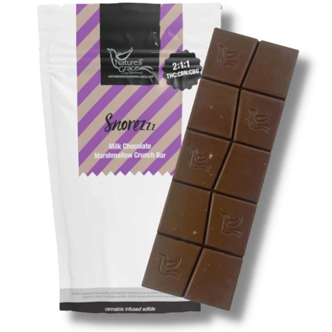 Snorezzz Chocolate Bar 2:1:1 THC:CBN:CBG