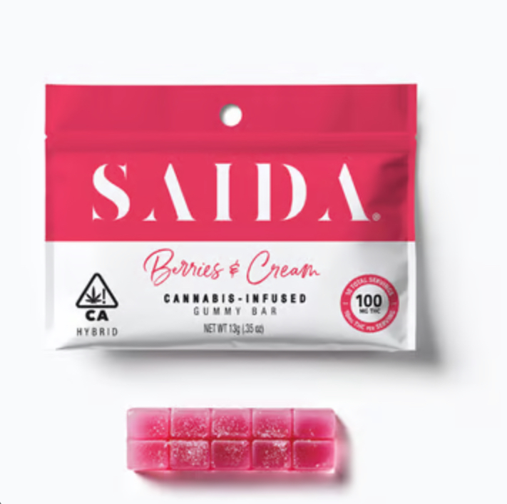 Edible Gummy Bar Hybrid Berries