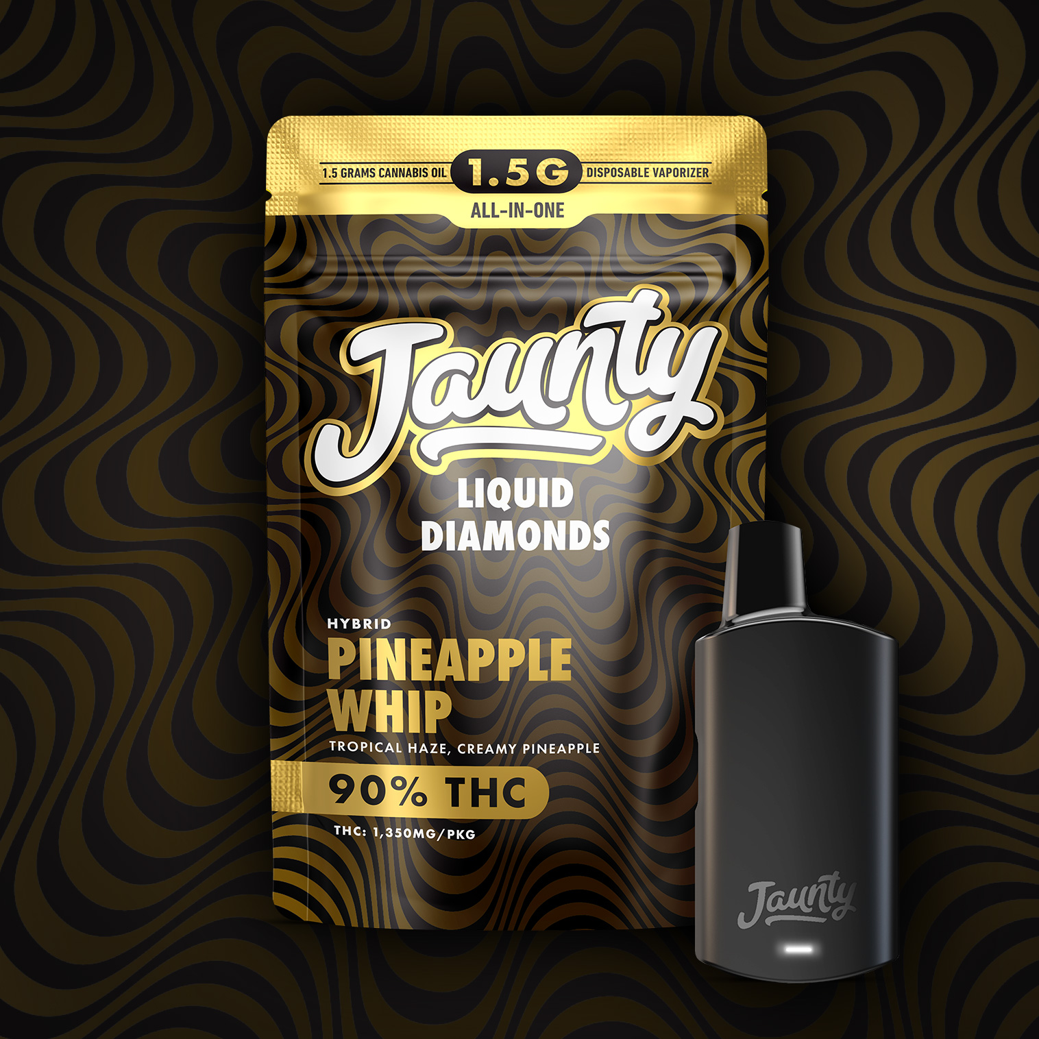 Pineapple Whip Liquid Diamonds Hybrid Disposable 1.5g