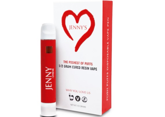 Jenny's - Panama Red Cured Resin Disposable Vape - .5g