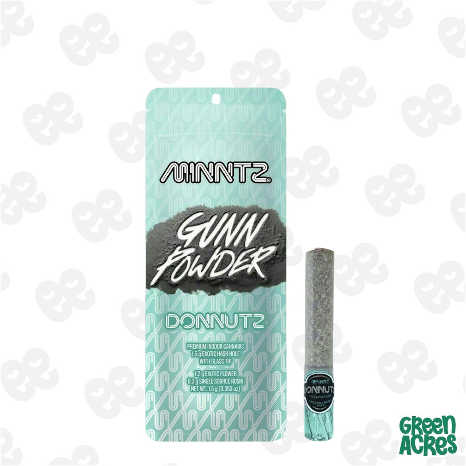 Minntz: Gunn Powder 1.5G Donunutz Infused Pre-Roll
