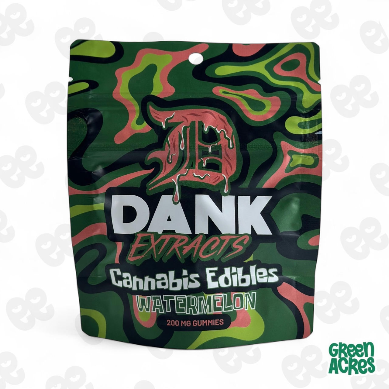 Dank: Watermelon 200MG Gummies (H)
