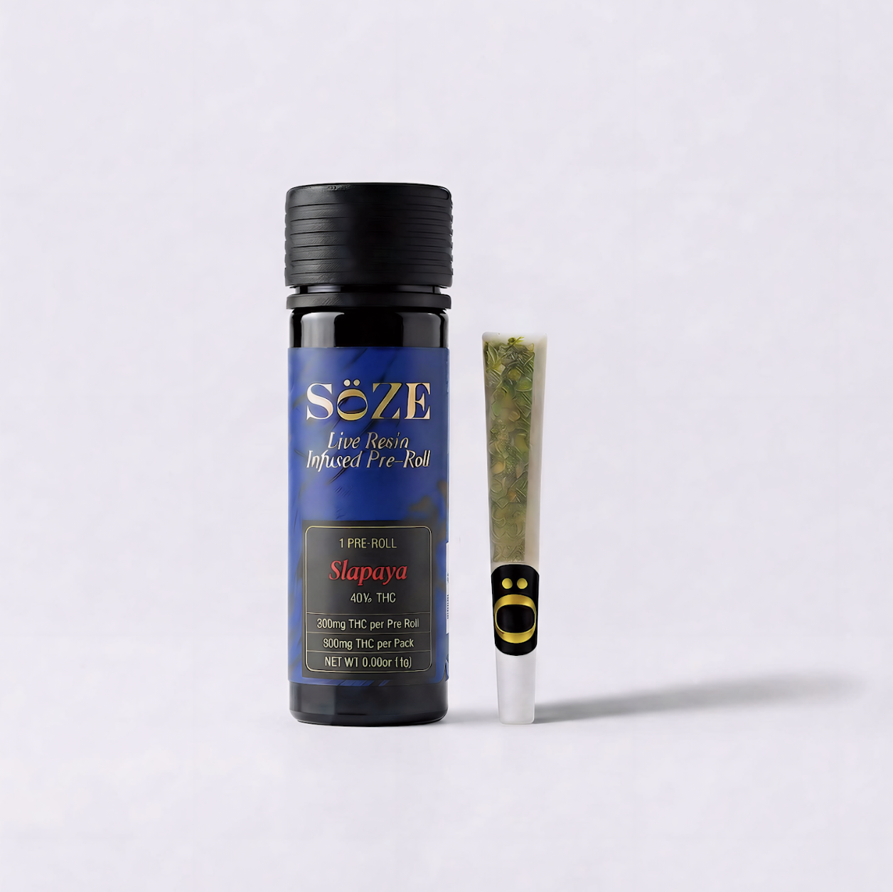 Single .75g Live Resin Infused Ceramic Tip Joint | Slapaya