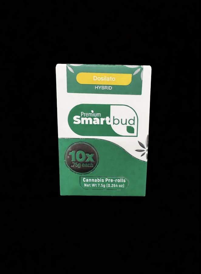 Smart Bud | Preroll | Dosilato | 0.75g | 10-Pack | 7.5g | Hybrid | THC 32.92%