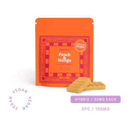 Peach & mango | Live Rosin Soft Lozenges [2pk x 50mg]