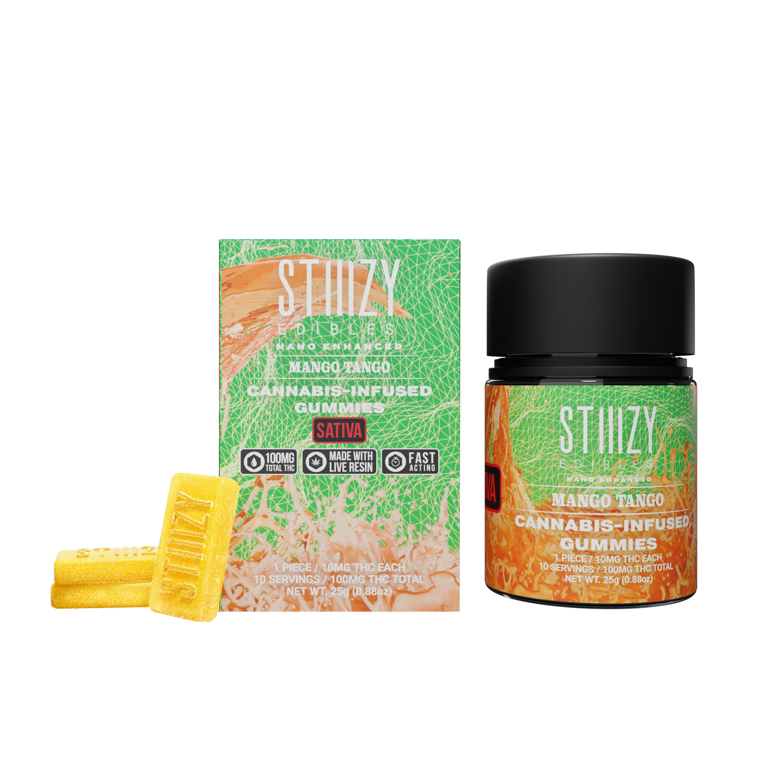 Stiiizy - Gummies - Mango Tango (S) (100mg)