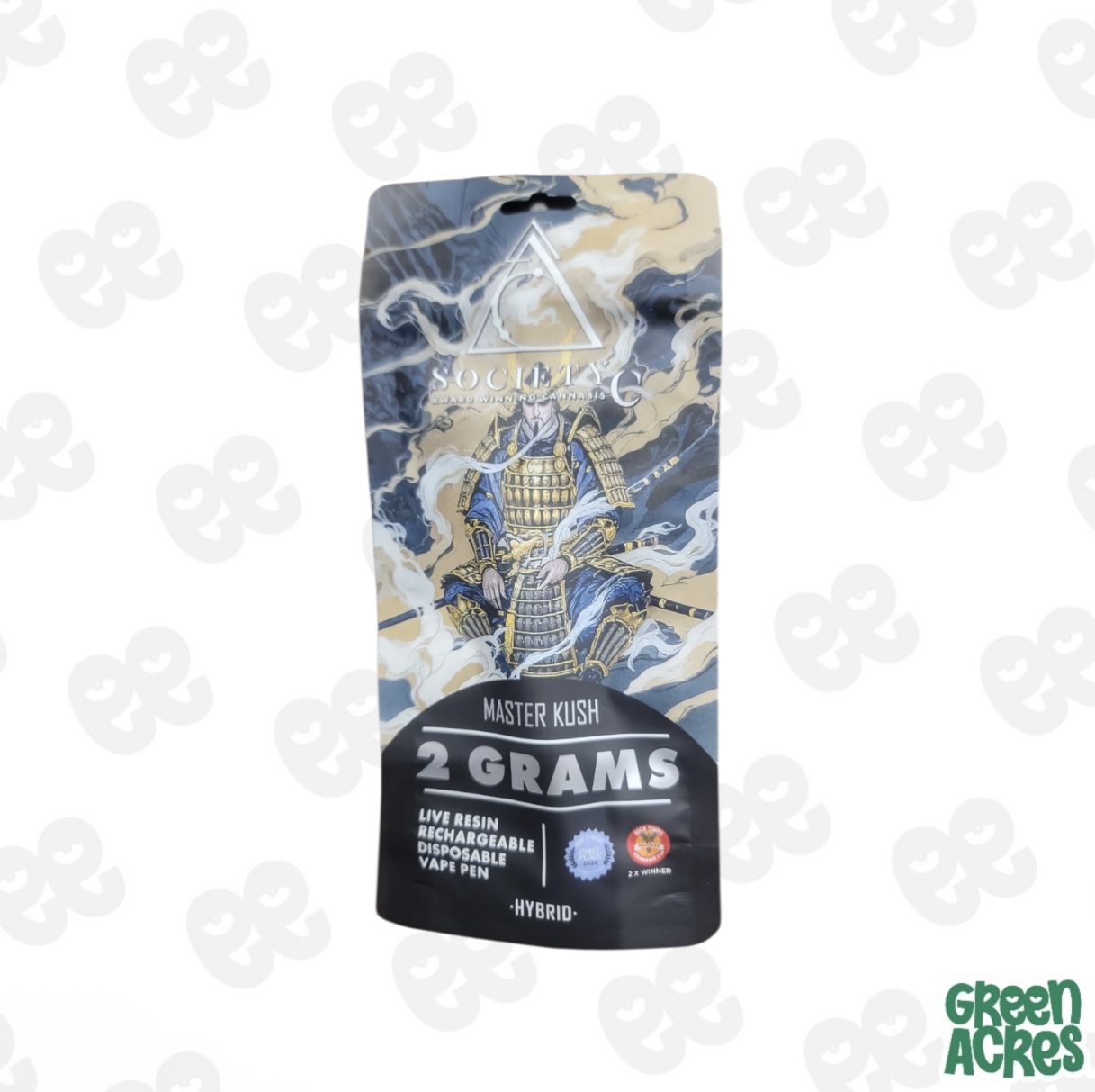 The SC: Master Kush 2G Live Resin Vape Disposable