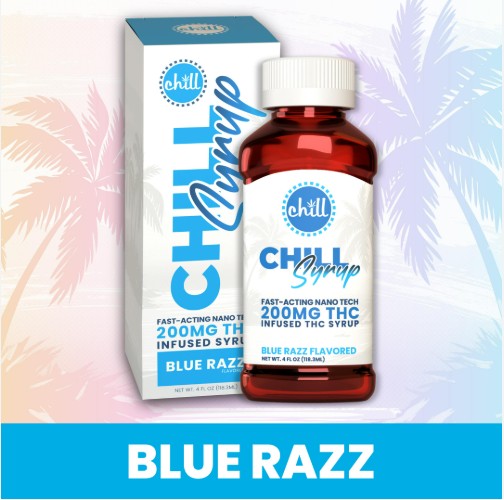 Chill Medicated - Blue Razz Syrup - 200mg