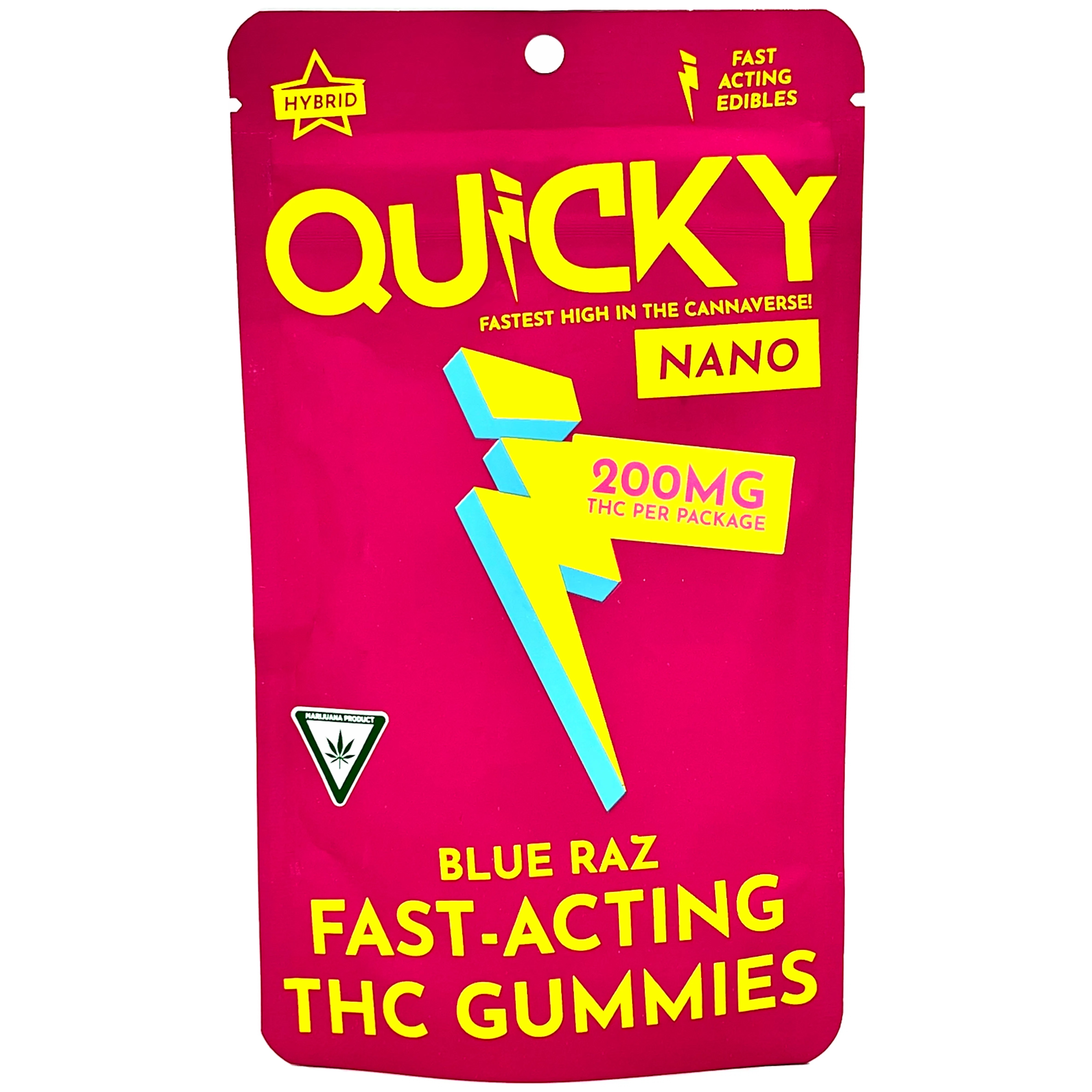 Gummies - Blue Raz - 200mg (Hybrid)