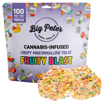 Big Pete's Fruity Blast Crispy Marshmallow Treat Indica 100mg