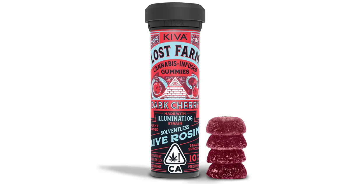 EDIBLE (GUMMIES) - - DARK CHERRY - ILLUMINATI OG ROSIN