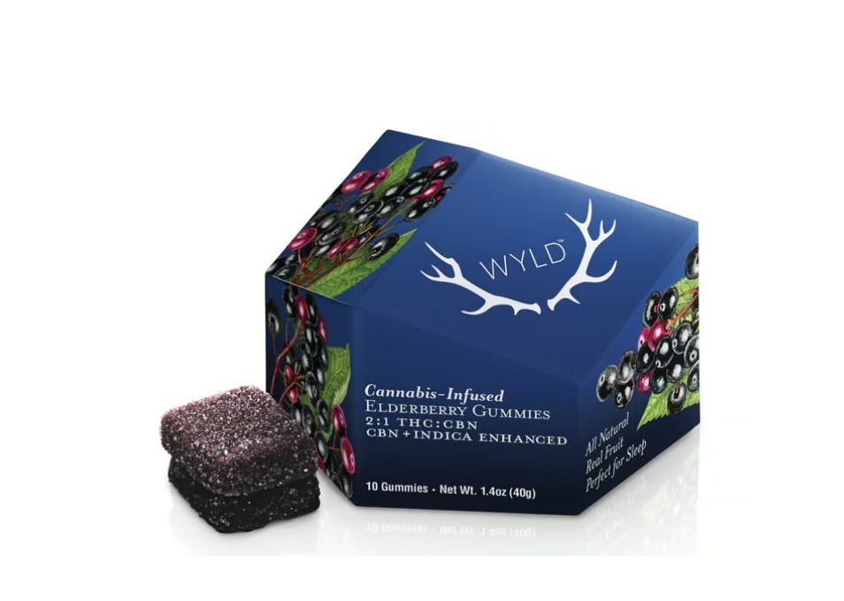 Wyld - Elderberry 2:1 THC:CBN Infused Gummies 10pk - 100mg