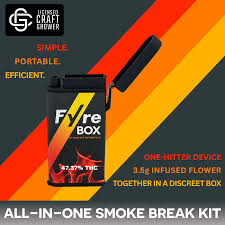 Fyre Boxx Kit | Infused Dugout - Ground Flower | Ice Cream Sundae | 3.5g