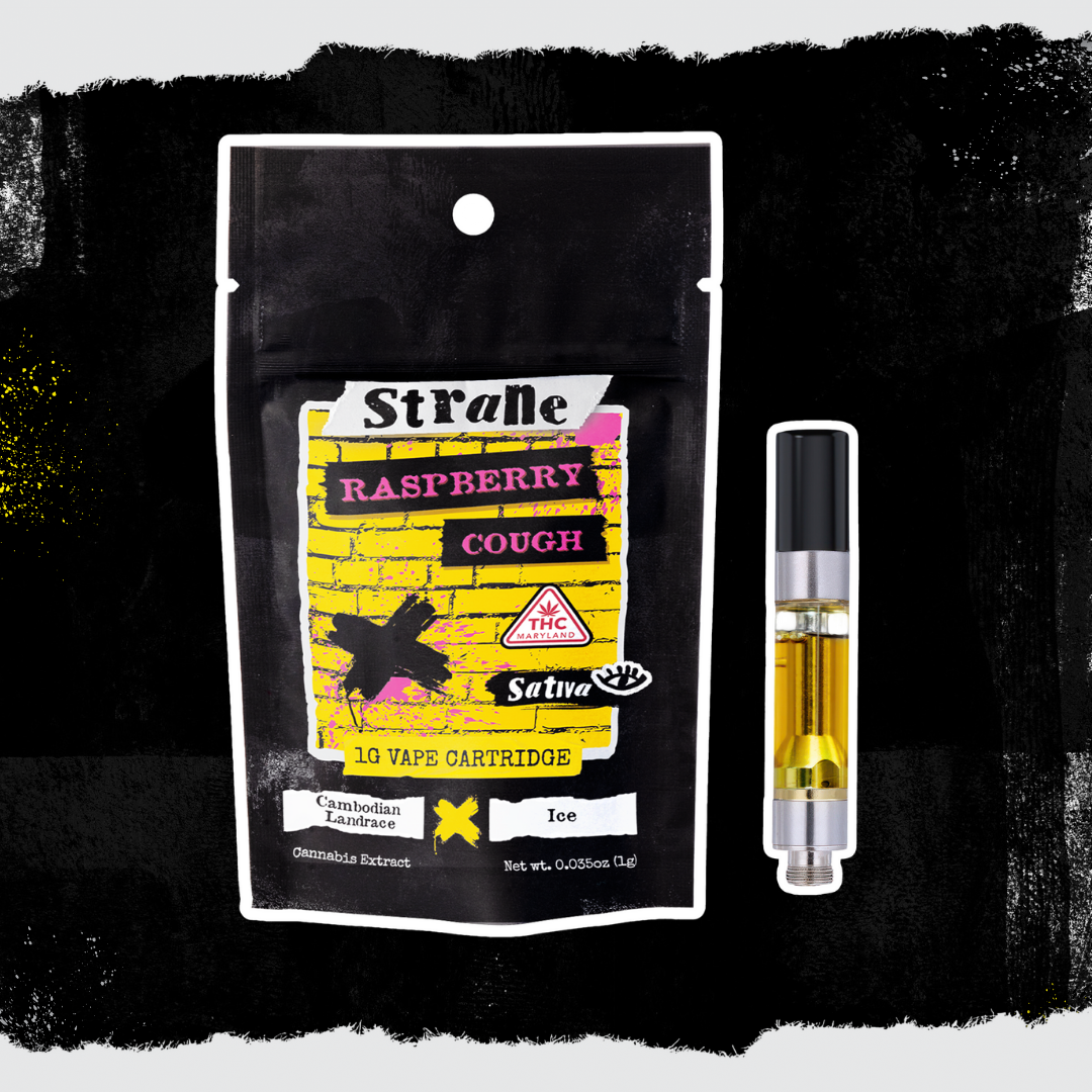 Raspberry Cough Distillate Cartridge 1g