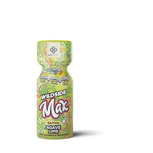 Wildside Max: Agave Lime 2:1:1 (THC/CBG/CBC) 200mg - Shot