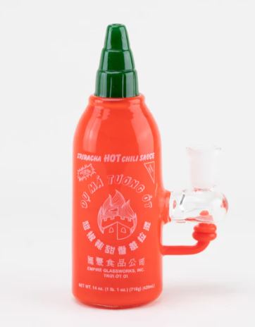 Mini Rig Sriracha Bottle