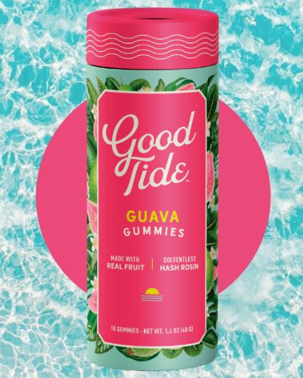Good Tide Solventless Gummies Guava (10 X 10mg)