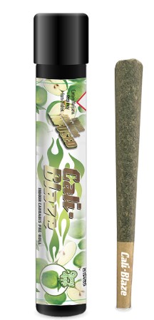 Cali Blaze | 1.2g Infused Joint | Green Apple (H)