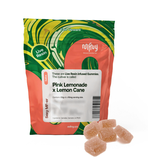 MFNY - Pink Lemonade x Lemon Cane Live Resin Gummies 10pk - 100mg