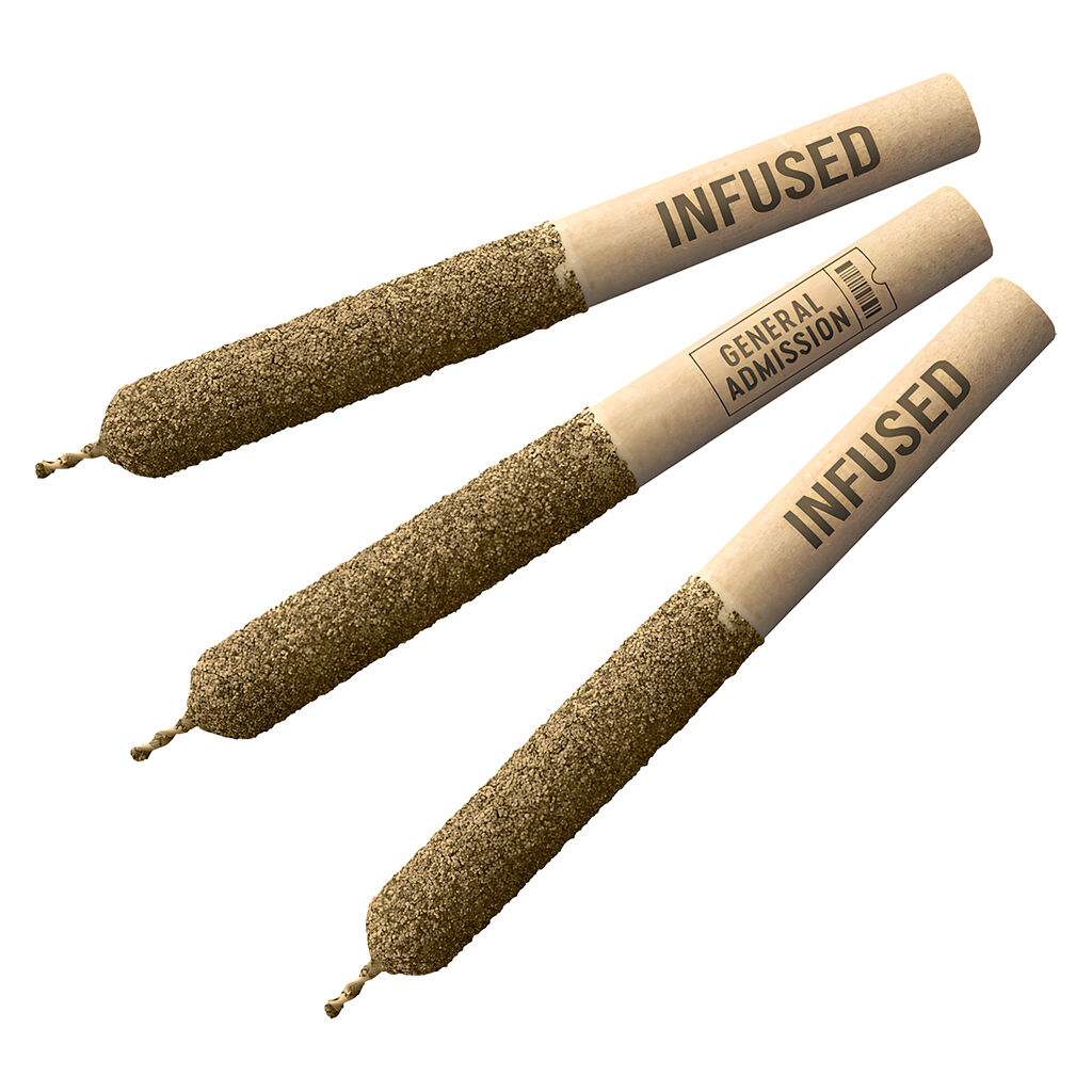 General Admission - Cherry Retrograde Infused Pre-Rolls - 3x0.5g
