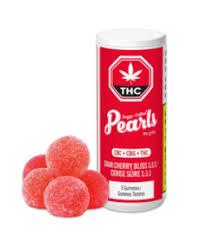 1:1:1 CBC/CBG/THC Sour Cherry Bliss Gummies - Hybrid - 5 Pack