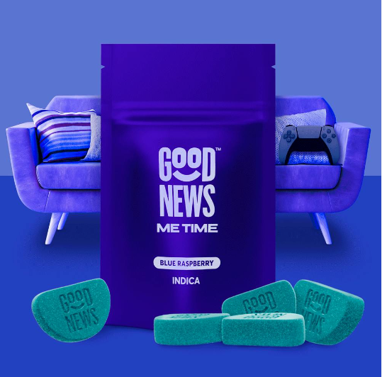 Me Time - Blue Raspberry Gummies 100mg - Good News