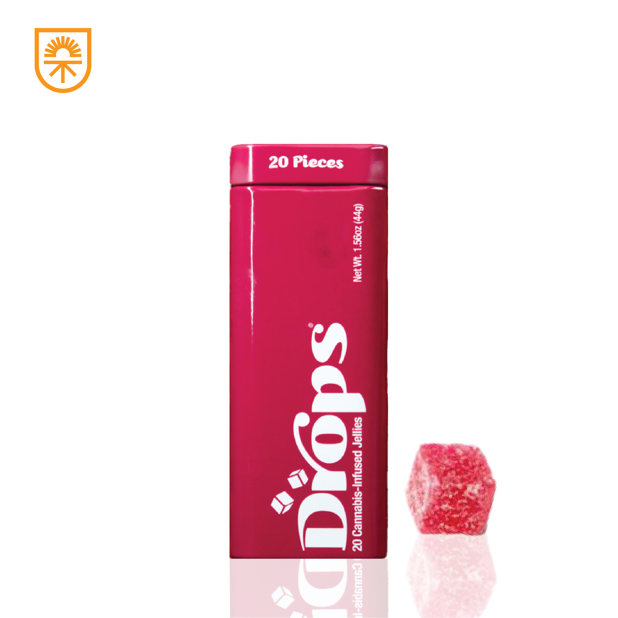 (1:2 CBD Rosy) Raspberry / Blackberry Trainwreck  - Drops - Rosin Gummies - 20 Pack - Edible -  100mg