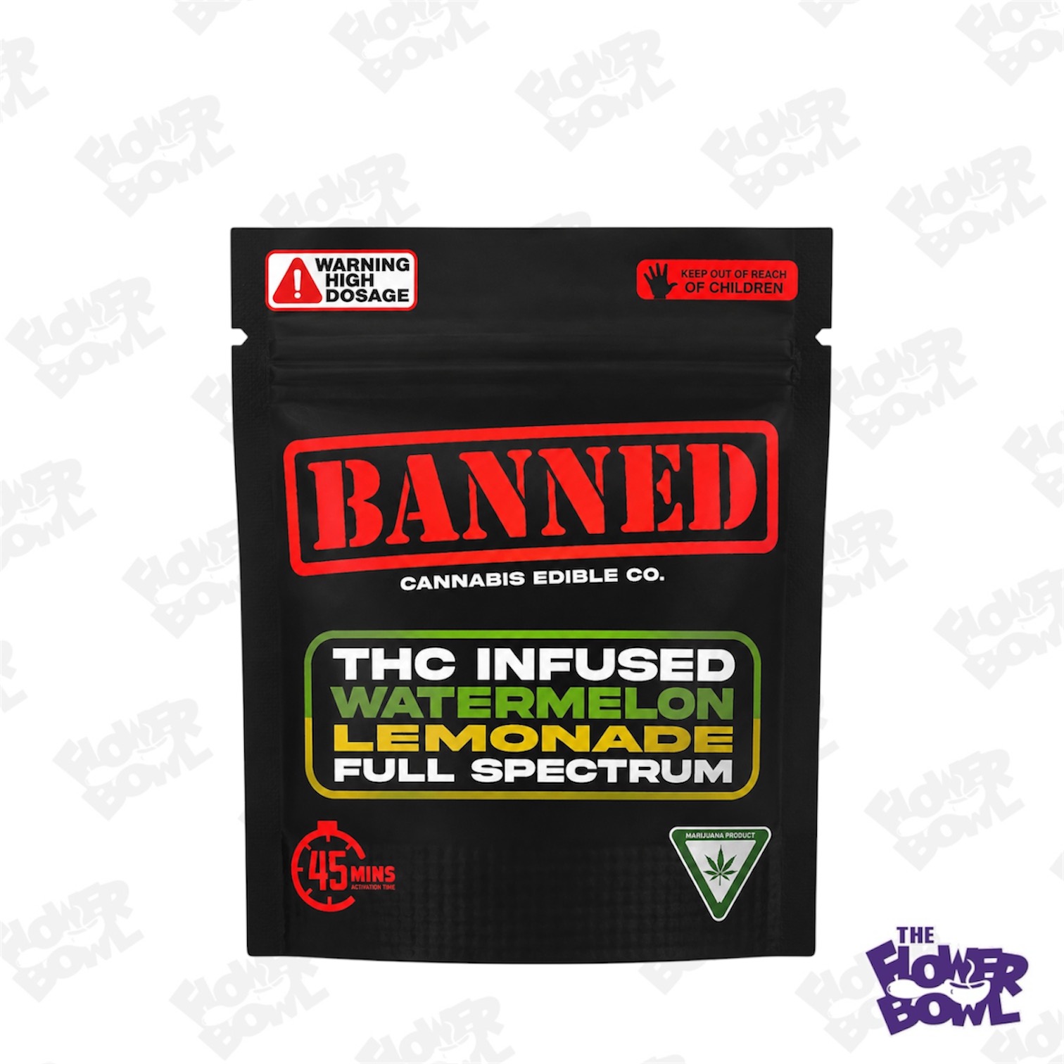 Banned: Watermelon Lemonade Single Gummy 200mg