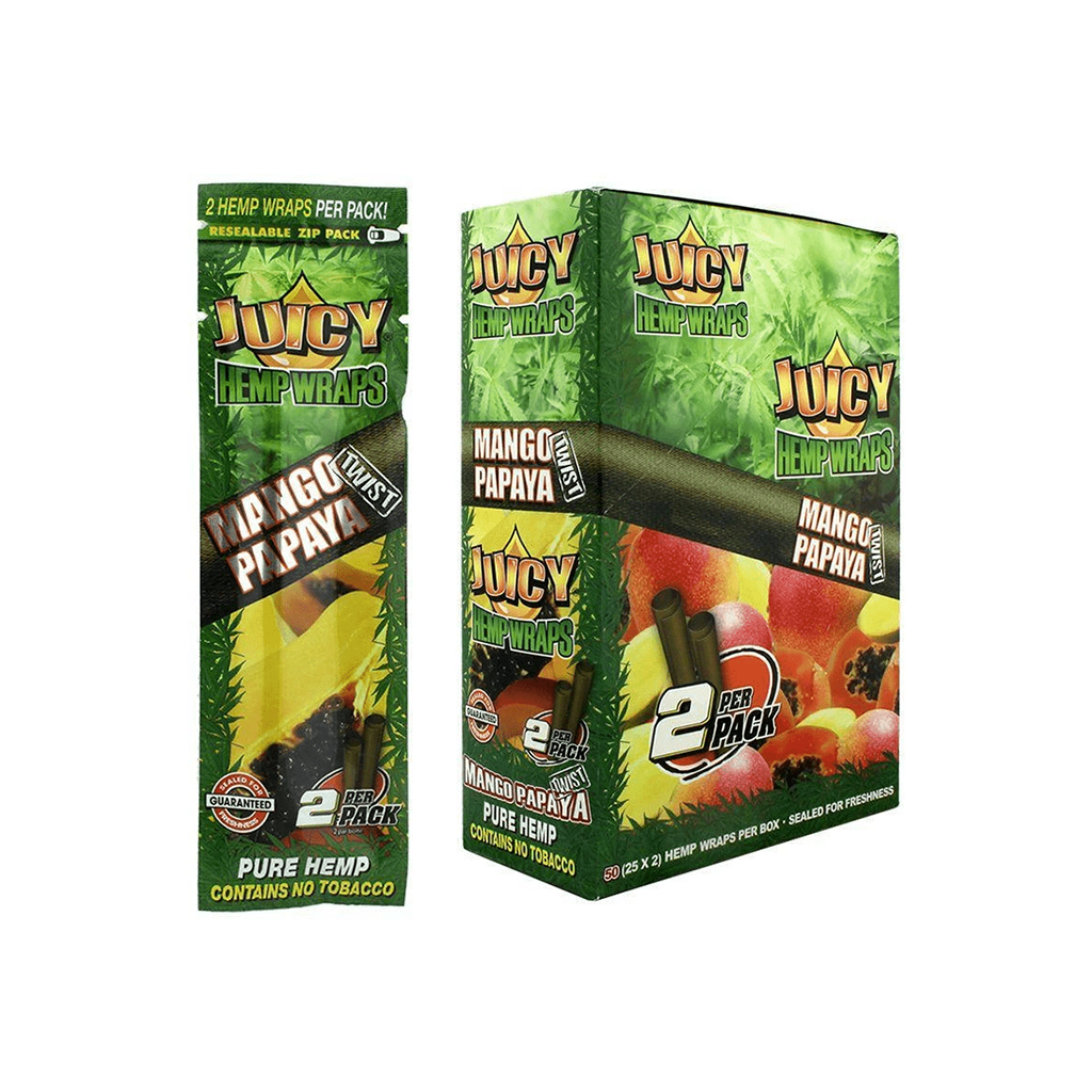 Juicy Jays | Mango Papaya | Hemp Wraps | 2pk