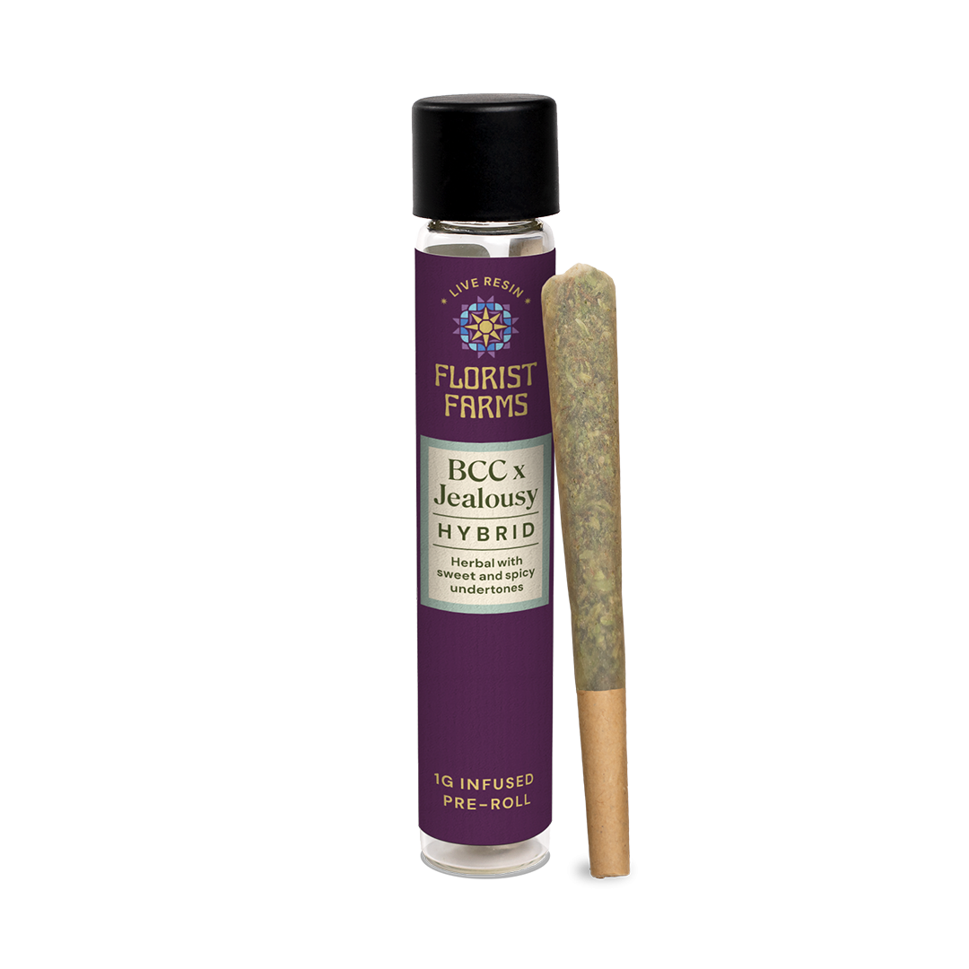 Banana Cream Cake x Jealousy | 1pk | Live Resin Infused Pre-Roll