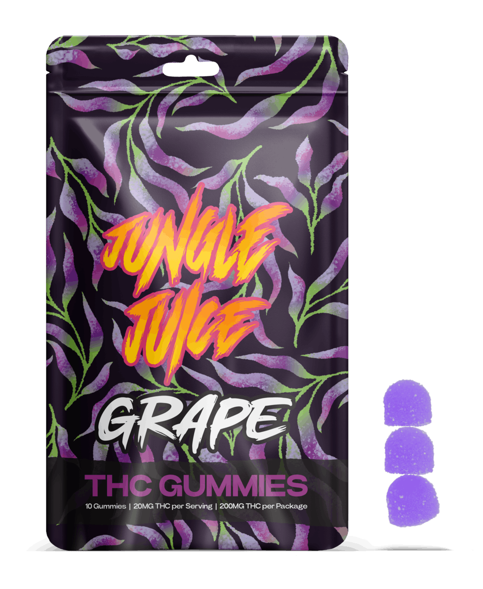 Jungle Juice | 200mg THC Gummies | Grape