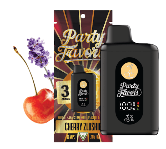 Party Favors Juicebox - Cherry Zlushie  - Disposable