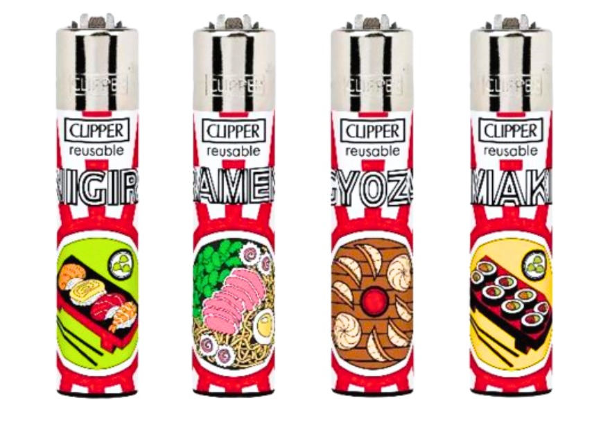 Clipper Exotic Food Lighters -4 theme options
