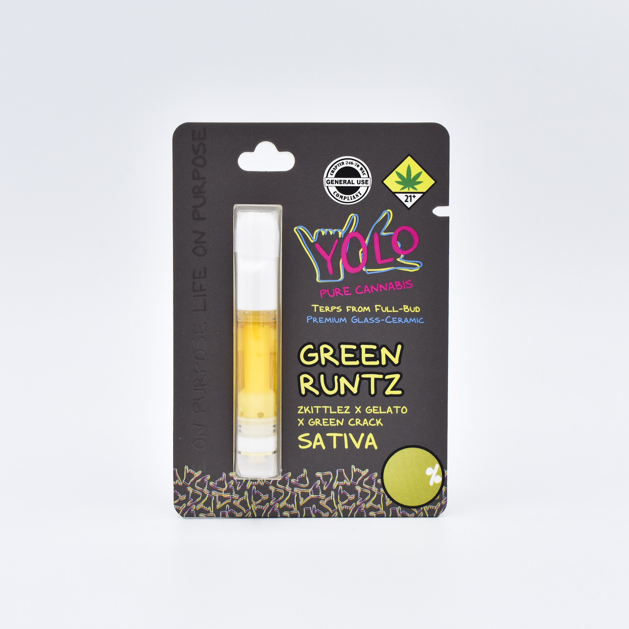 Green Runtz Cartridge | 1g (DOH)