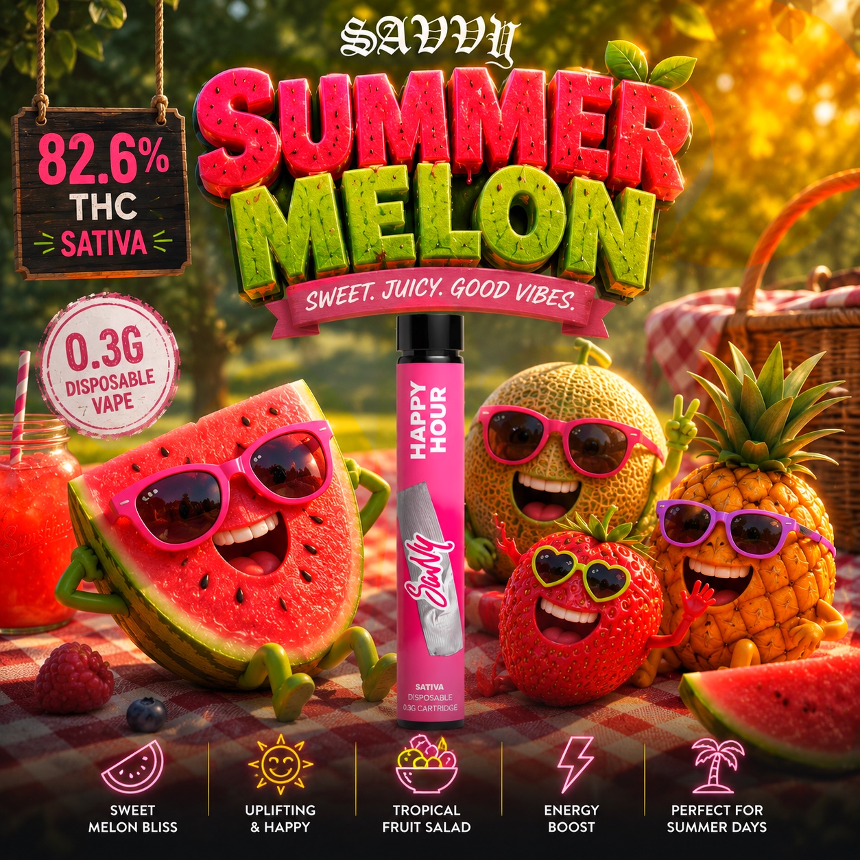 Happy Hour Summer Melon Dispo
