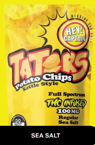 Hey Captain - Sea Salt - 100mg Tators