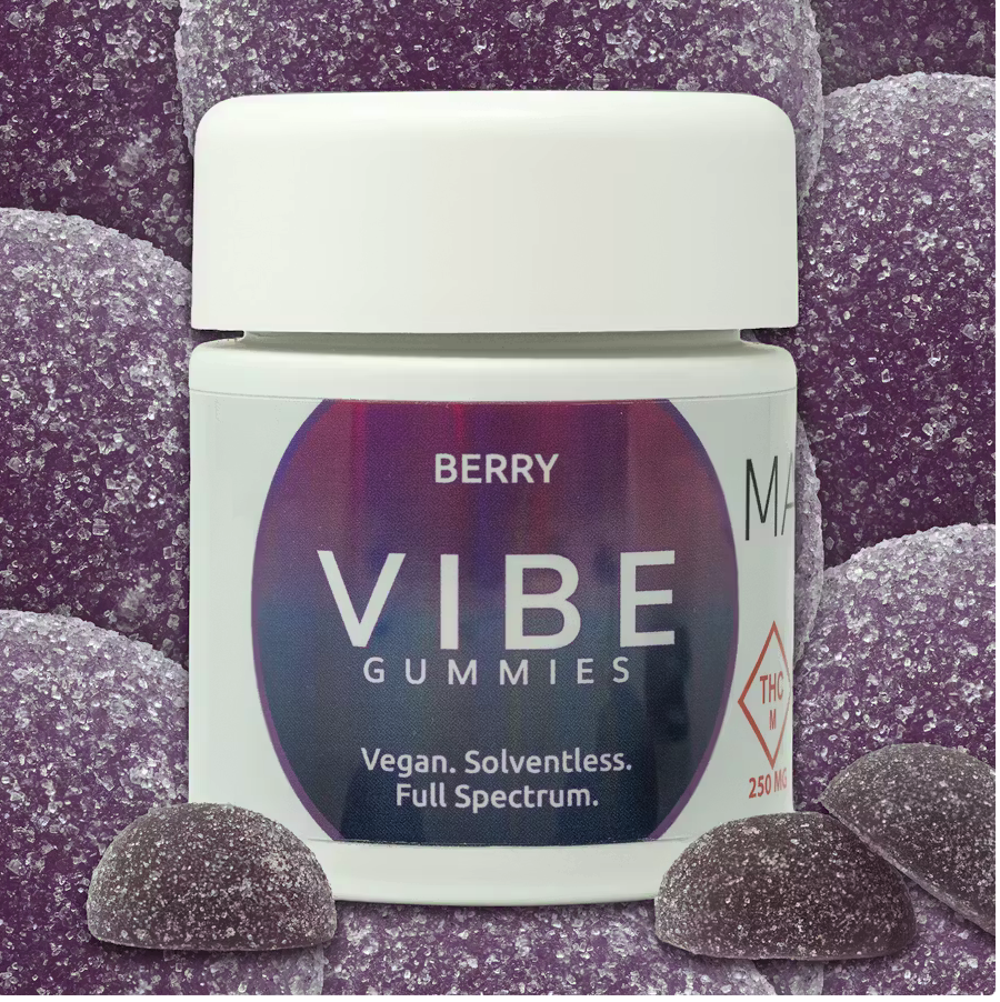 Berry 250mg Solventless Vegan Gummies