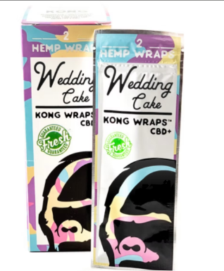 Kong Organic Hemp Wraps- 2pk / Wedding Cake