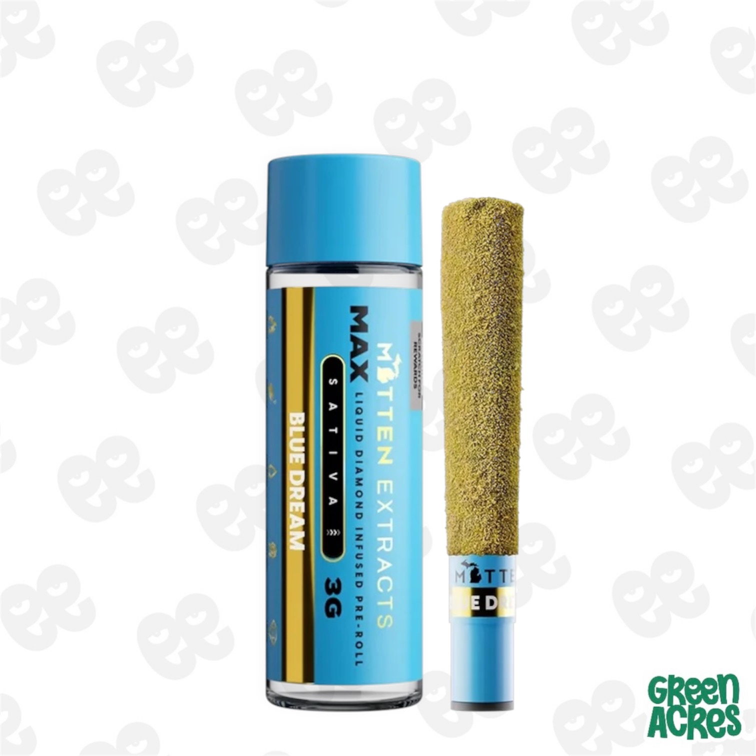 Mitten Extracts: Blue Dream 3G MAXX Diamond Infused Preroll