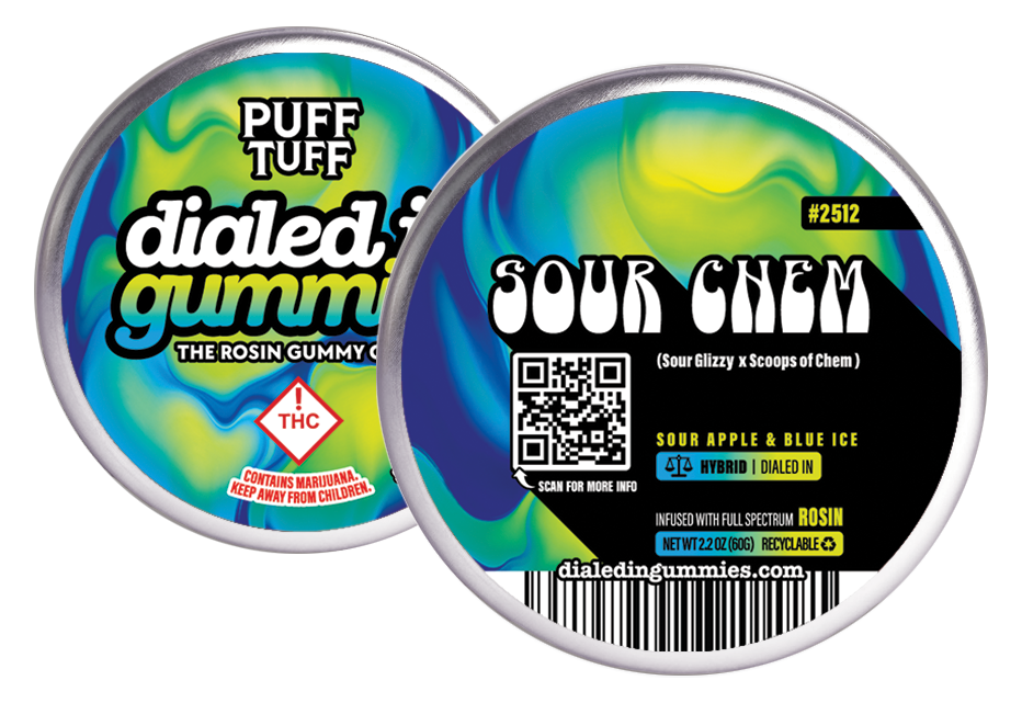 100mg - Sour Chem - Rosin Gummies (10pk)