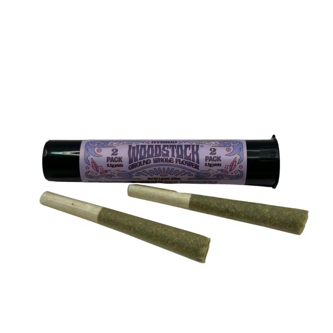 Woodstock | Chocolate Cookies | Hybrid | 2 Pack Pre-Roll | 1g