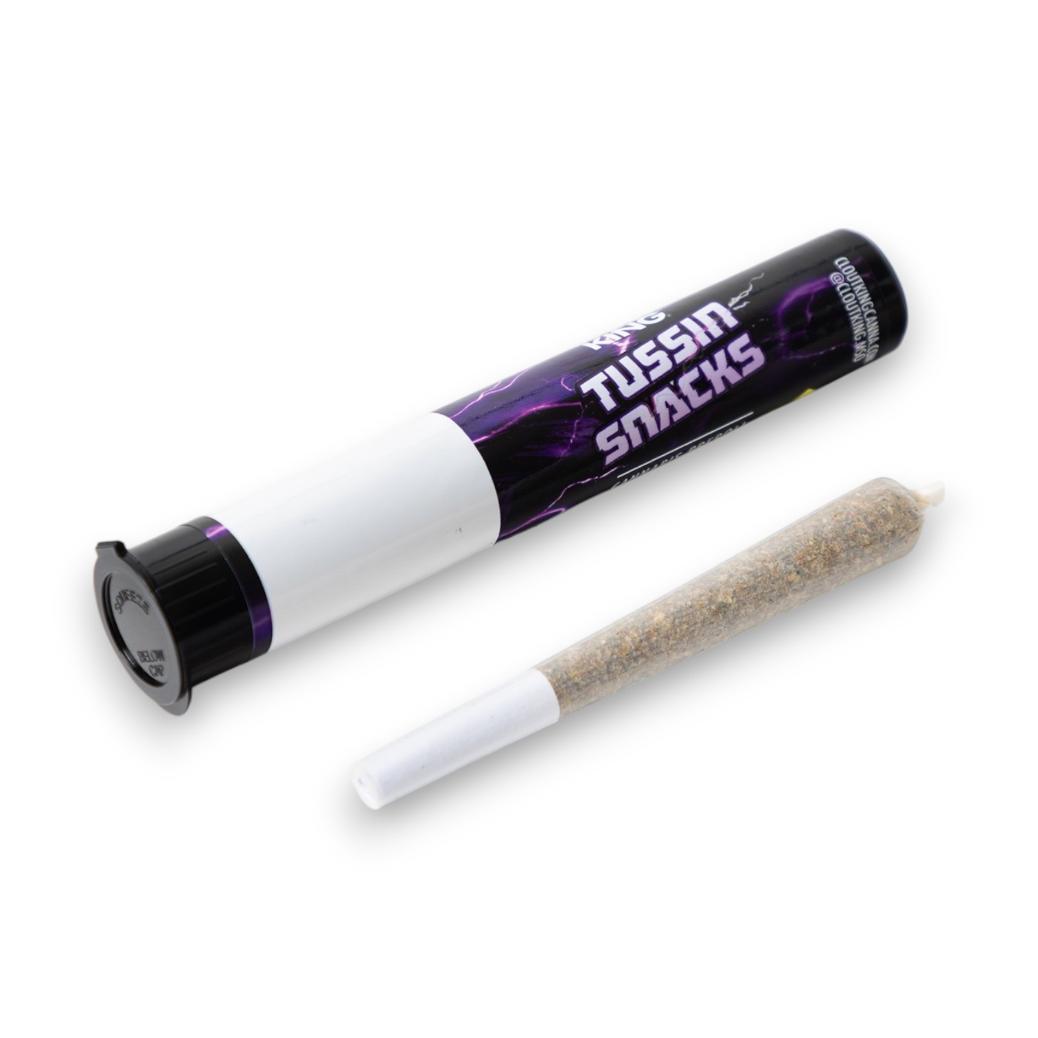 Clout King Infused Pre-Roll 2pk 1g - Tussin Snacks