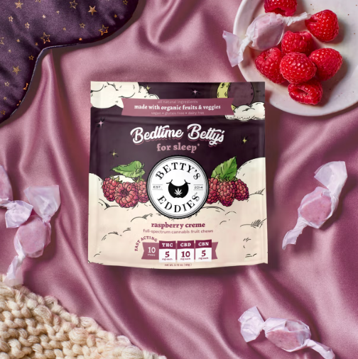 5mg Betty's Eddies-Fruit Chews - Raspberry Creme Edible (Sleep)