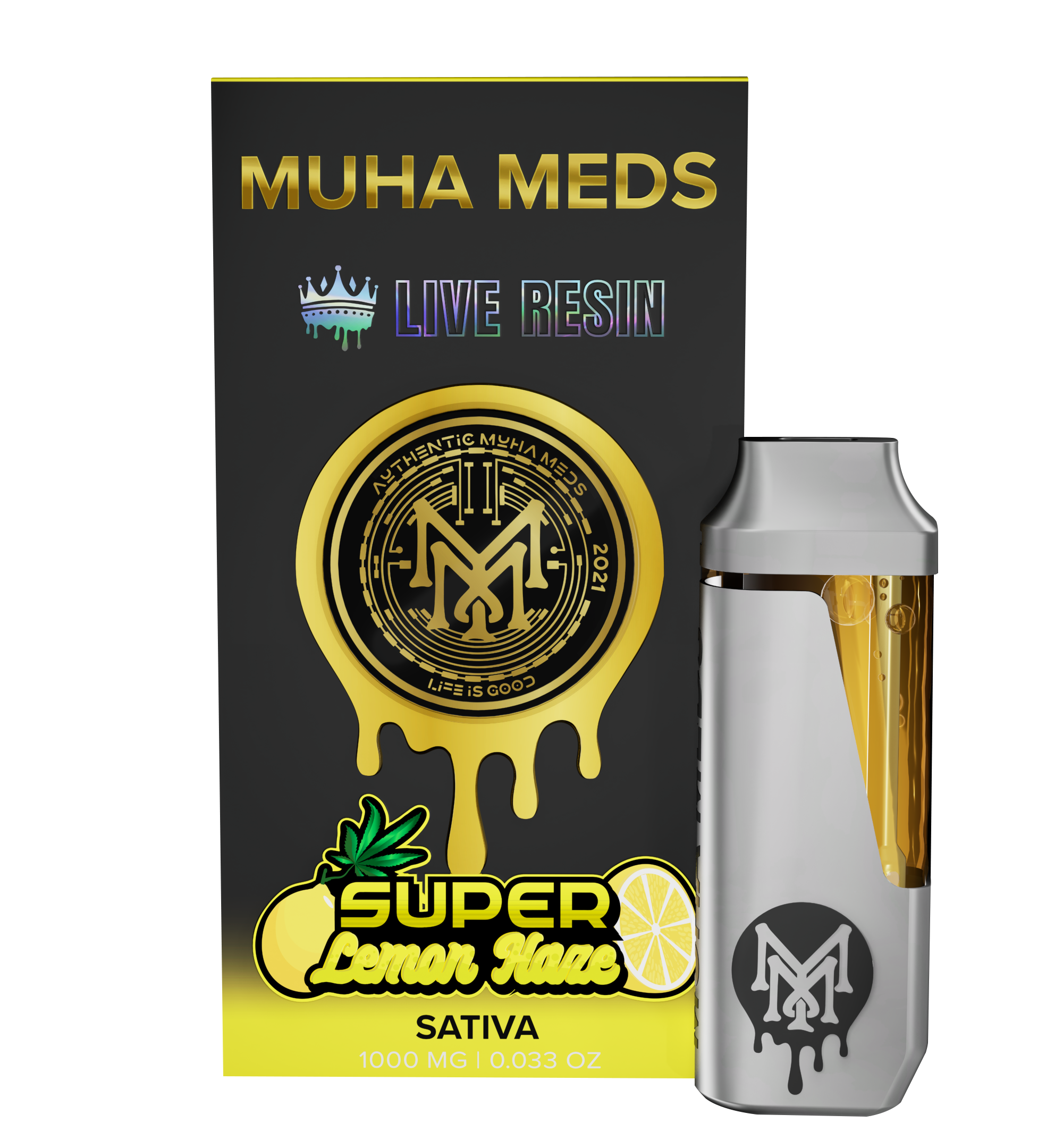 Muha Meds Live Resin Disposable Super Lemon Haze