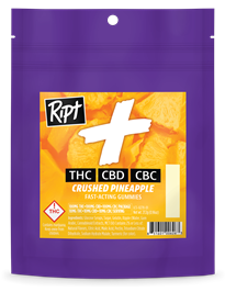Crushed Pineapple 1:1:1 THC:CBD:CBC | Ript