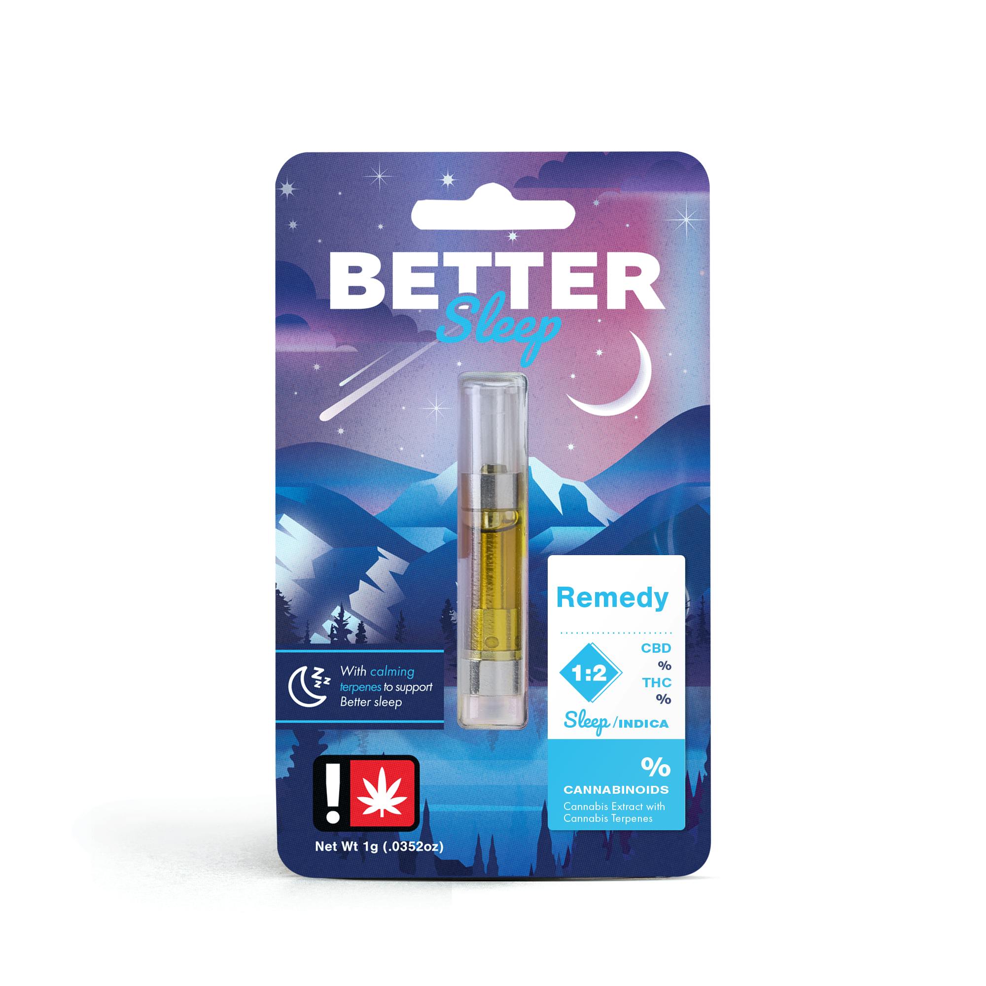 BETTER - VAPE DISTILLATE - 1G - 1:2 - SLEEP REMEDY